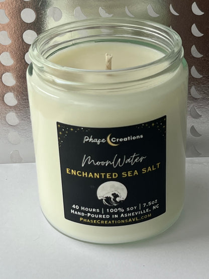 MOON WATER ~ Enchanted Sea Salt | Hand-poured Premium Soy Candle