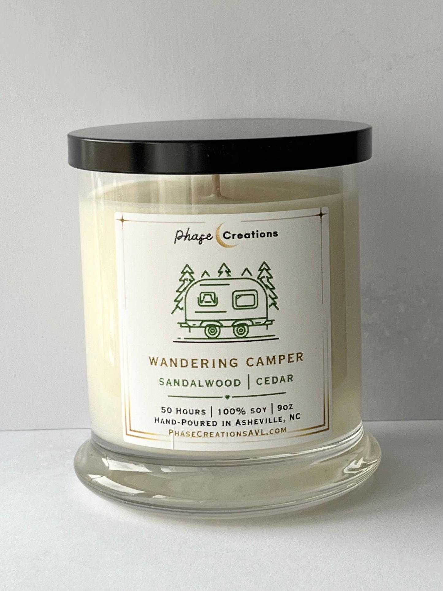 WANDERING CAMPER~ Sandalwood + Cedar | Hand-poured Premium Soy Candle