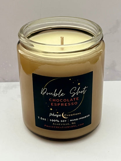 DOUBLE SHOT ~ Chocolate Espresso | Hand-poured Premium Soy Candle