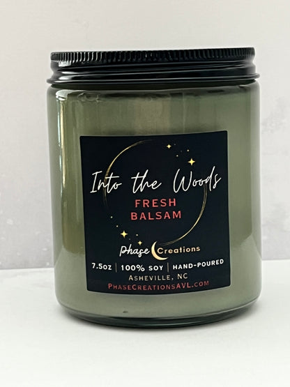 INTO THE WOODS ~ Fresh Balsam | Hand-poured Premium Soy Candle