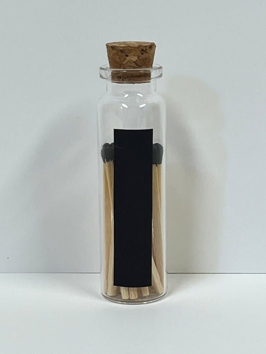 Black Tip Matches - 2”