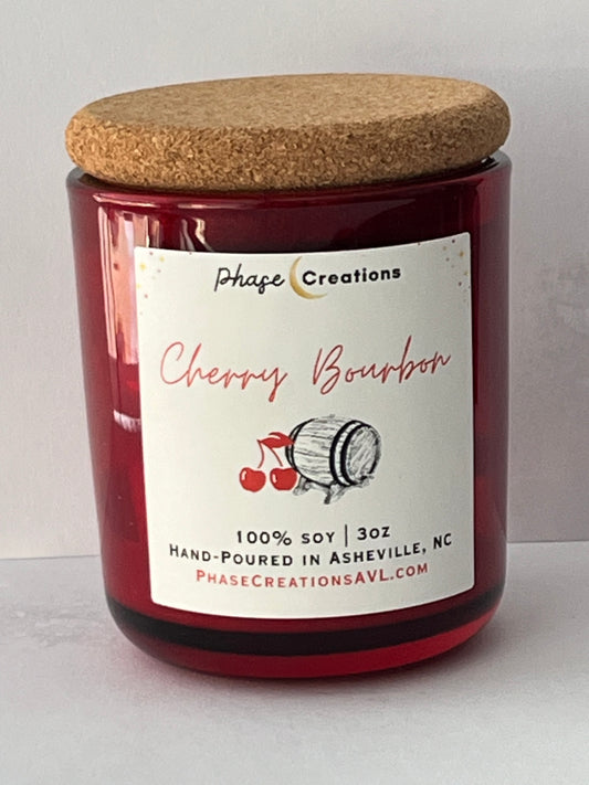 CHERRY BOURBON | Hand-poured Premium Soy Candle