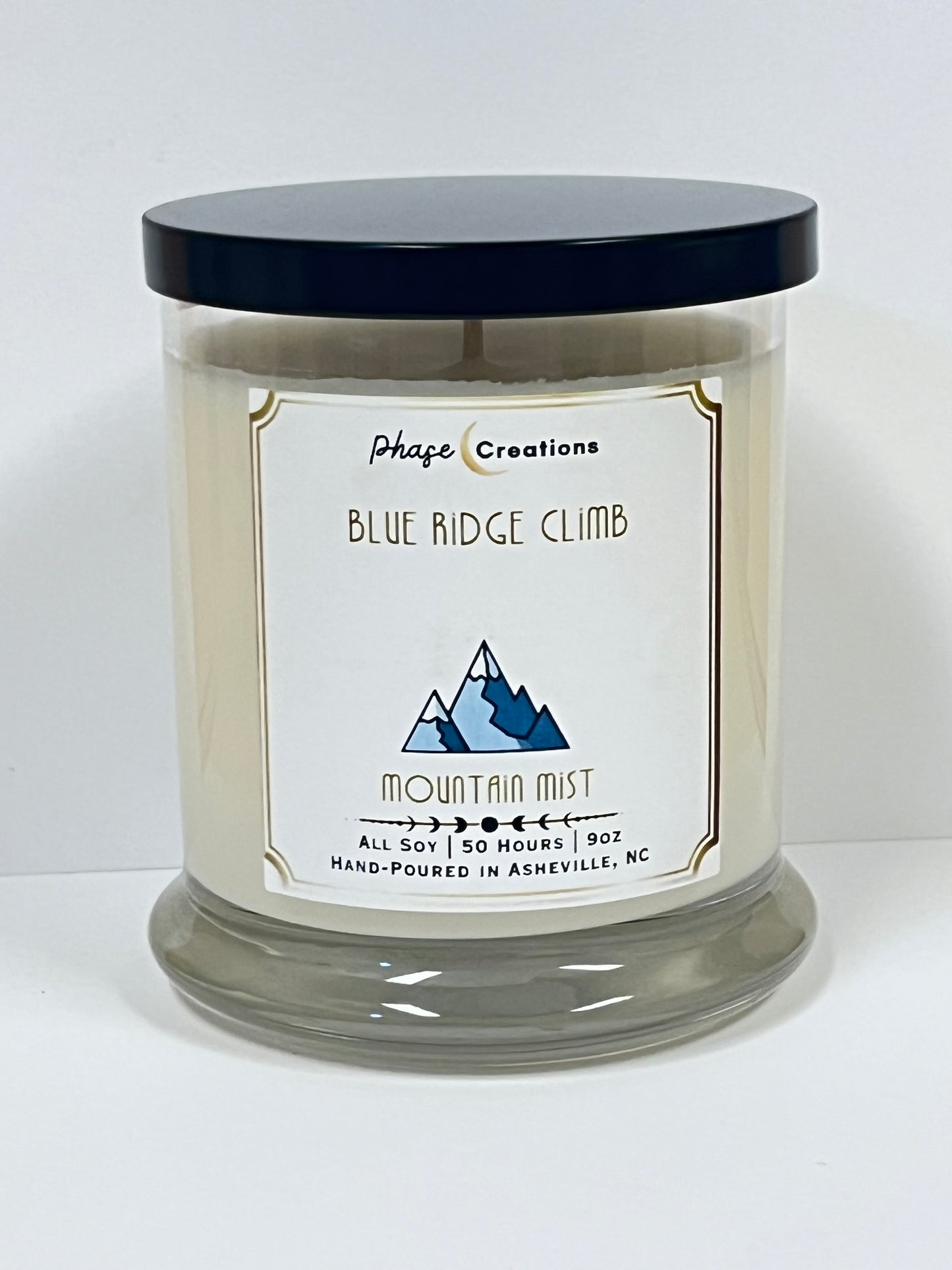 BLUE RIDGE CLIMB ~ Mountian Mist | 50 Hour ~ Hand-poured premium Soy Candle