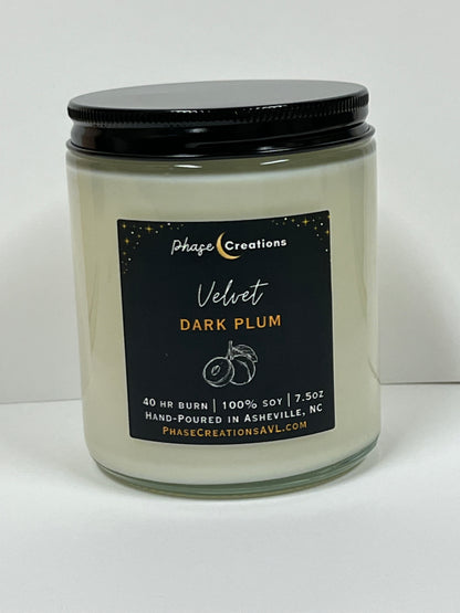 VELVET ~ Dark Plum | Hand-poured Premium Soy Candle
