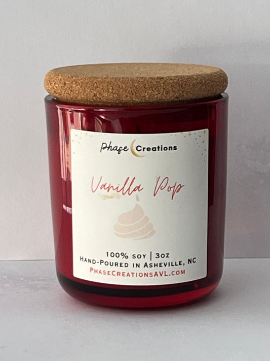 VANILLA POP ~ Creamy Vanilla | Hand-poured Premium Soy Candle