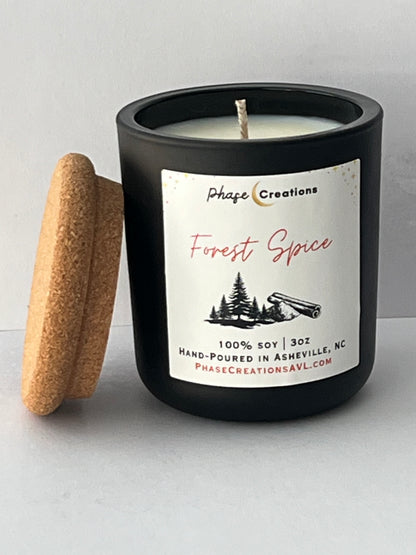 FOREST SPICE ~ Fire, Pine + Spice | Hand-poured Premium Soy Candle