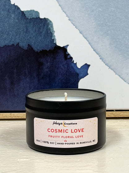 COSMIC LOVE ~ Fruity Floral Love Scent | Hand-poured Premium Soy Candle