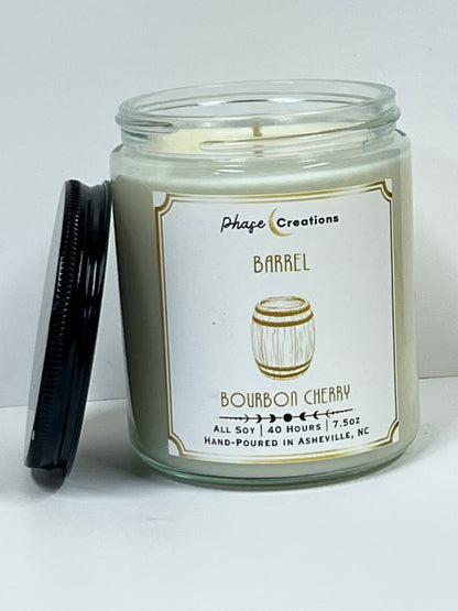 BARREL ~ Bourbon Cherry | 40 Hour ~ Hand-poured premium Soy Candle