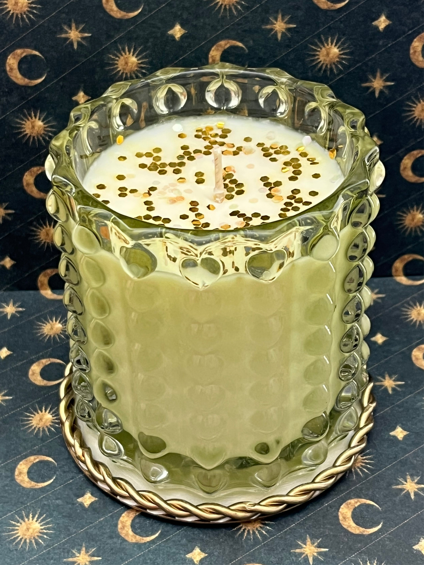 HIGH NOON ~ Green Tea + Lemongrass | Hand-poured Premium Soy Candle w/ the Shimmer