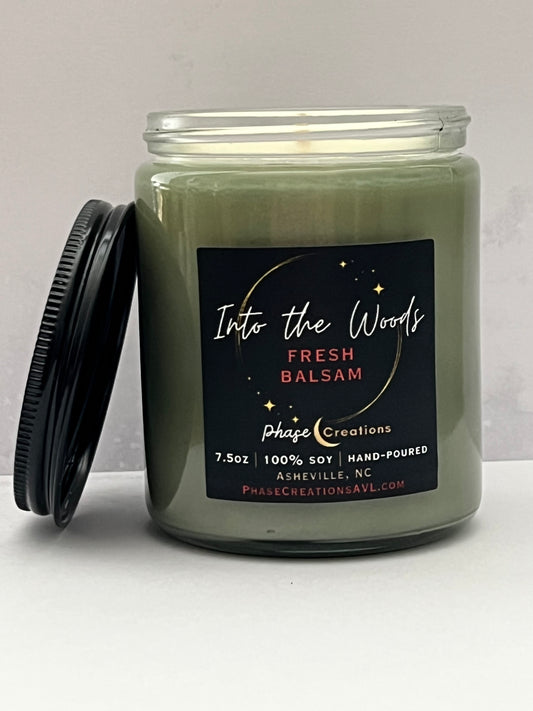 INTO THE WOODS ~ Fresh Balsam | Hand-poured Premium Soy Candle