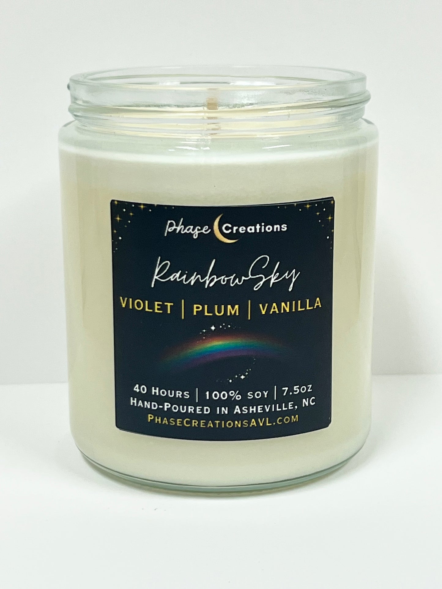 RAINBOW SKY ~ Violet, Plum + Vanilla | 40 Hour ~ Hand-poured premium Soy Candle