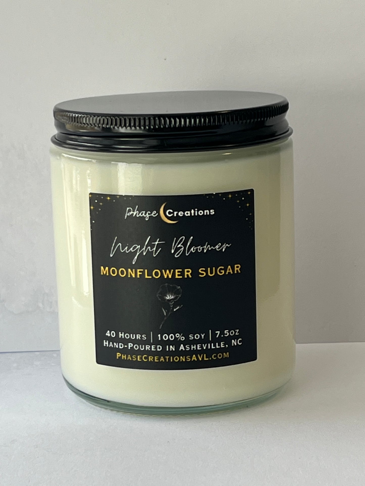 NIGHT BLOOMER ~ Moonflower Sugar | Hand-poured Premium Soy Candle