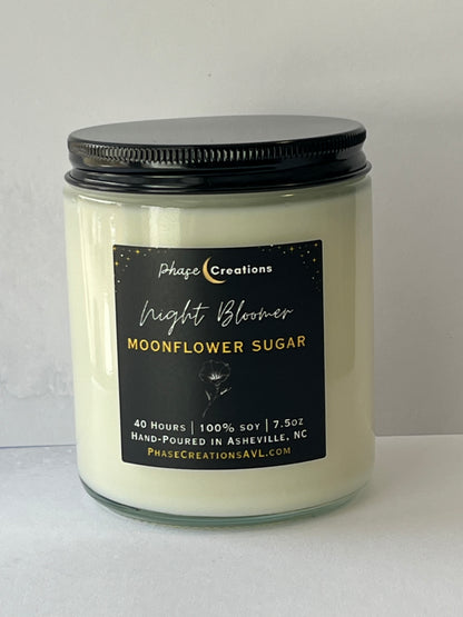 NIGHT BLOOMER ~ Moonflower Sugar | Hand-poured Premium Soy Candle