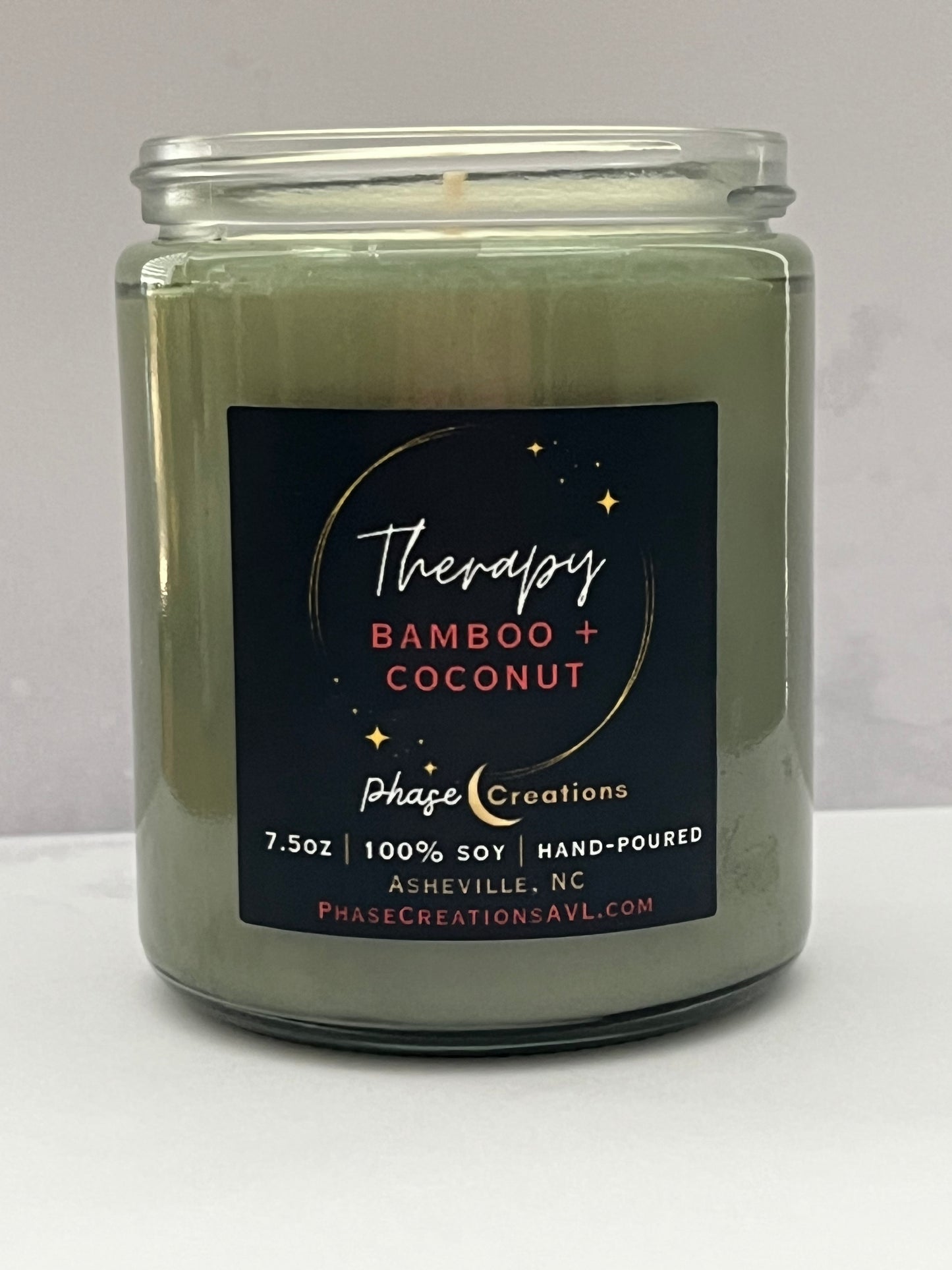 THERAPY ~ Bamboo + Coconut | Hand-poured Premium Soy Candle