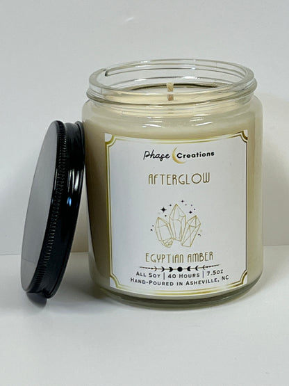 AFTERGLOW ~ Egyptian Amber | 40 Hour ~ Hand-poured premium Soy Candle