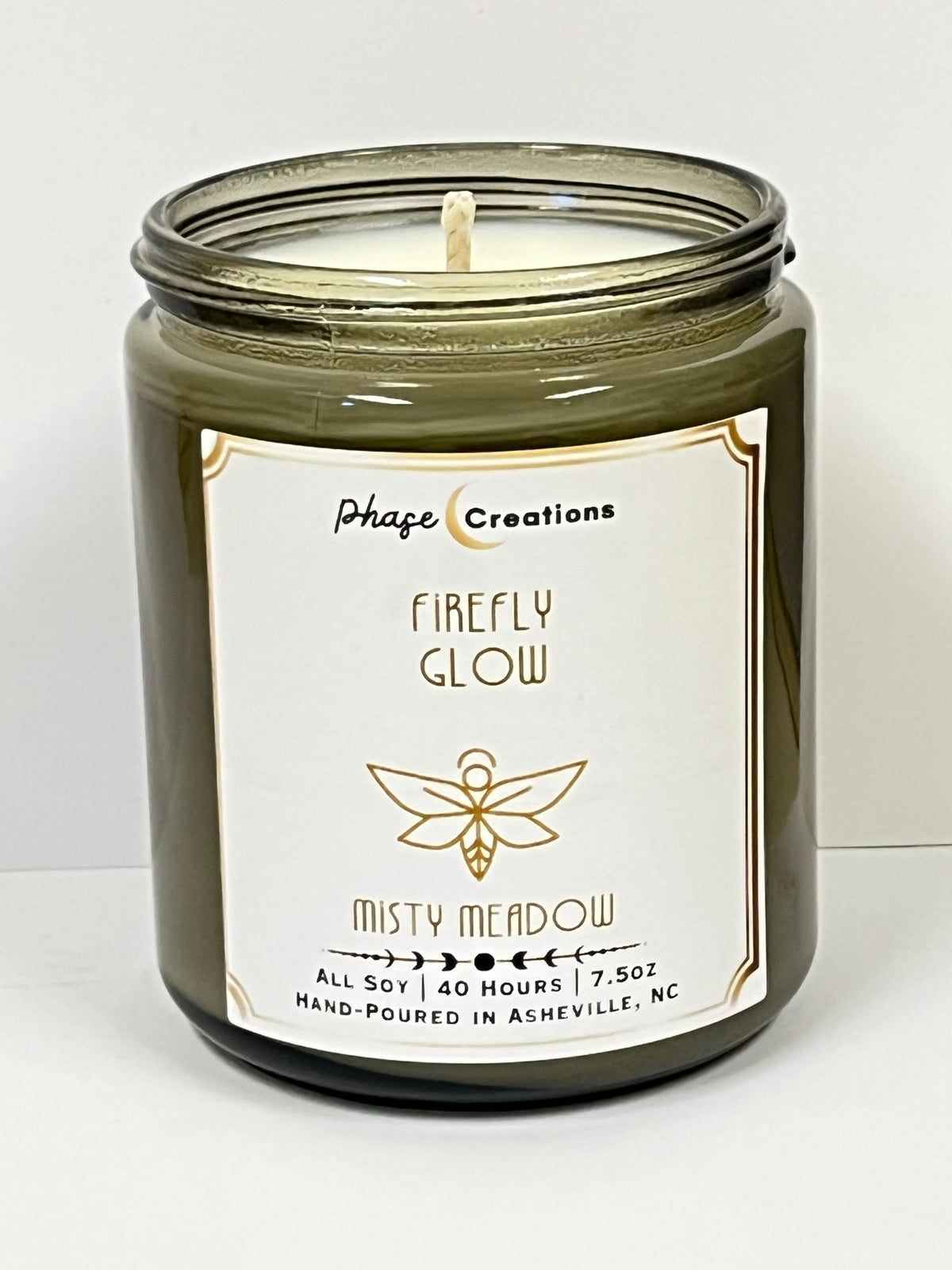 FIREFLY ~ Misty Meadow | 40 Hour ~ Hand-poured premium Soy Candle (t)