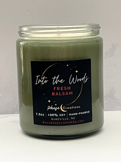 INTO THE WOODS ~ Fresh Balsam | Hand-poured Premium Soy Candle
