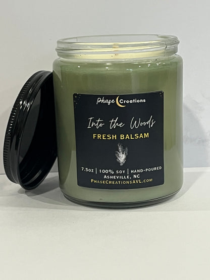 INTO THE WOODS ~ Fresh Balsam | Hand-poured Premium Soy Candle