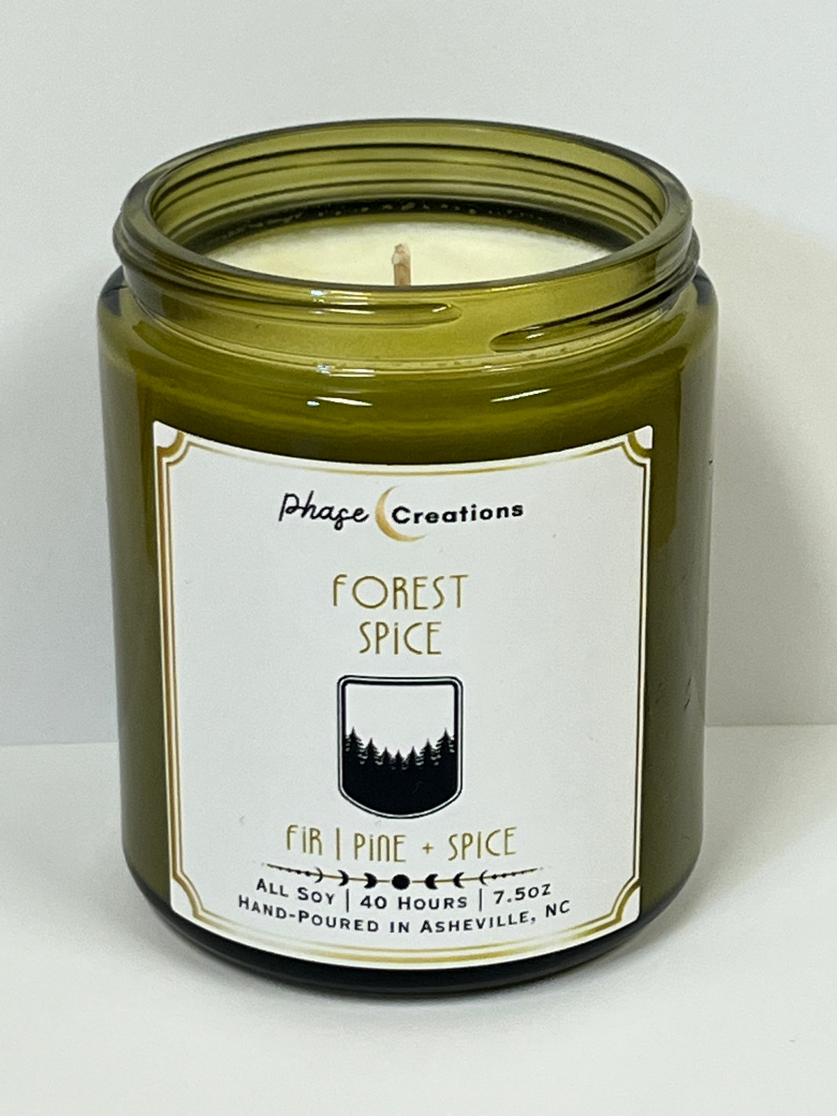 FOREST SPICE ~ Fire, Pine + Spice | 40 Hour ~ Hand-poured premium Soy Candle