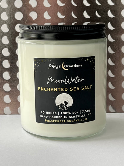 MOON WATER ~ Enchanted Sea Salt | Hand-poured Premium Soy Candle