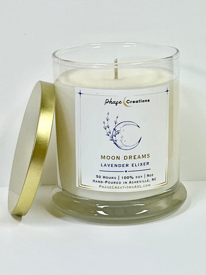 MOON DREAMS ~ Lavender Elixer | Hand-poured Premium Soy Candle