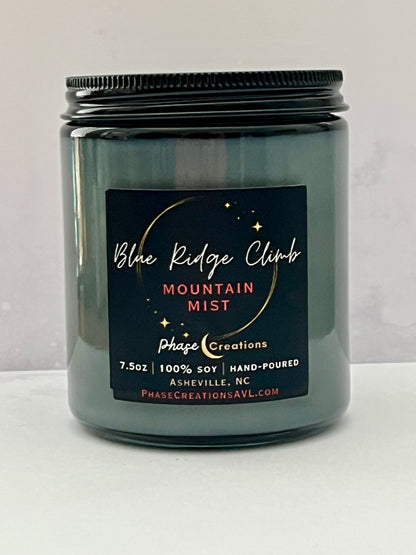 BLUE RIDGE CLIMB ~ Mountain Mist | Hand-poured Premium Soy Candle