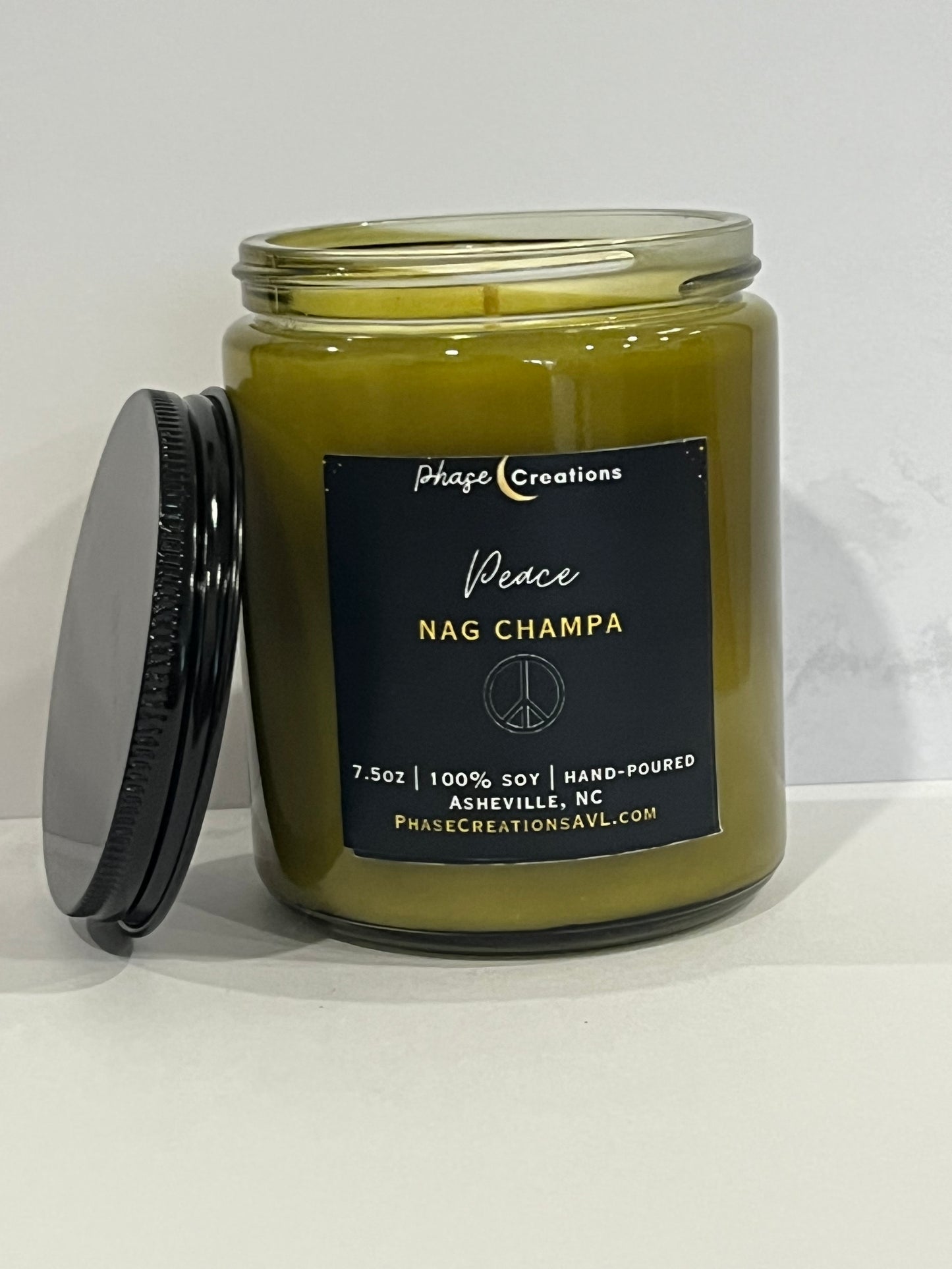 PEACE ~ Nag Champa | Hand-poured Premium Soy Candle