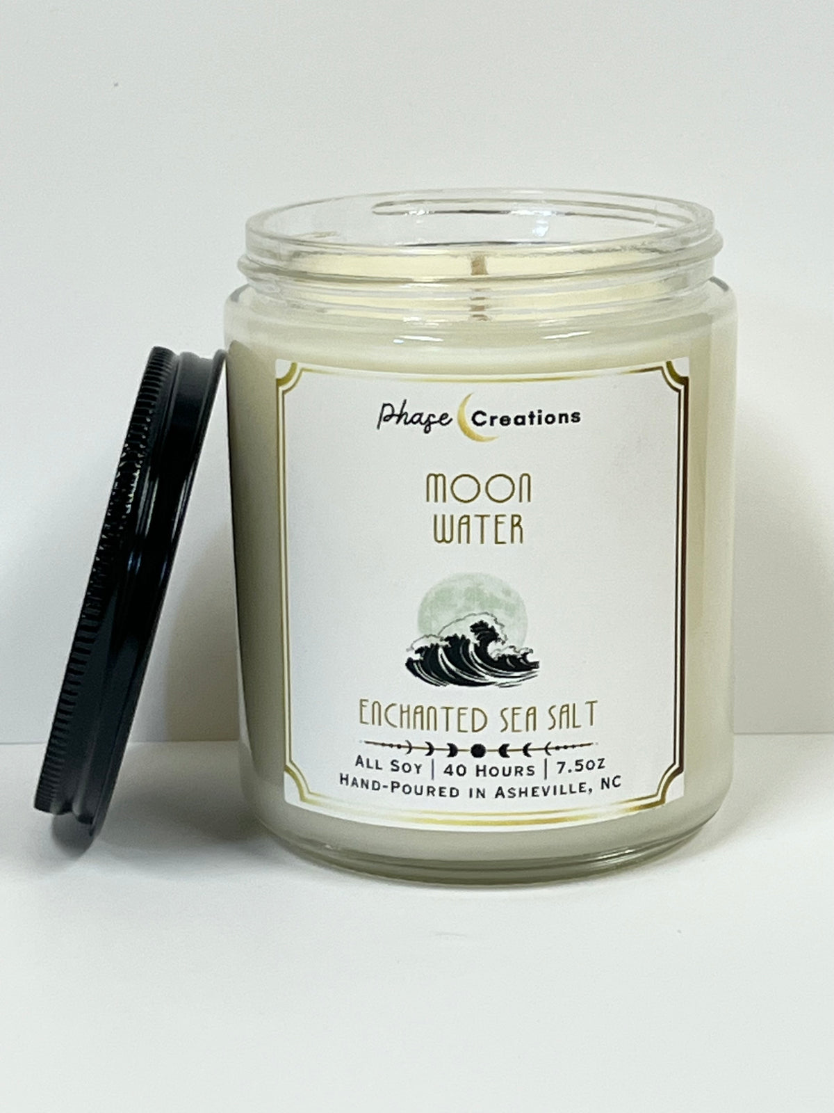 MOONWATER ~ Enchanted Sea Salt | 40 Hour ~ Hand-poured premium Soy Candle