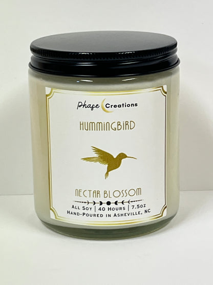 HUMMINGBIRD ~ Nectar Blossom | 40 Hour ~ Hand-poured premium Soy Candle
