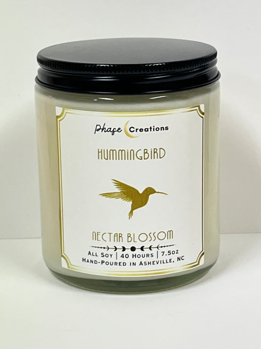 HUMMINGBIRD ~ Nectar Blossom | 40 Hour ~ Hand-poured premium Soy Candle
