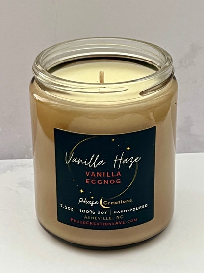 VANILLA HAZE ~ Vanilla Eggnog | Hand-poured Premium Soy Candle