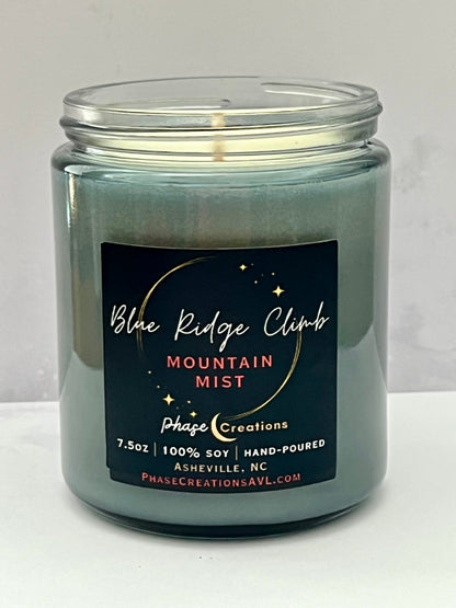 BLUE RIDGE CLIMB ~ Mountain Mist | Hand-poured Premium Soy Candle