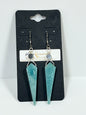AMAZONITE KITE w MOON | GEMSTONE CRYSTAL Earrings