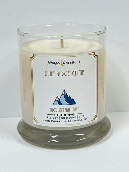 BLUE RIDGE CLIMB ~ Mountian Mist | 50 Hour ~ Hand-poured premium Soy Candle