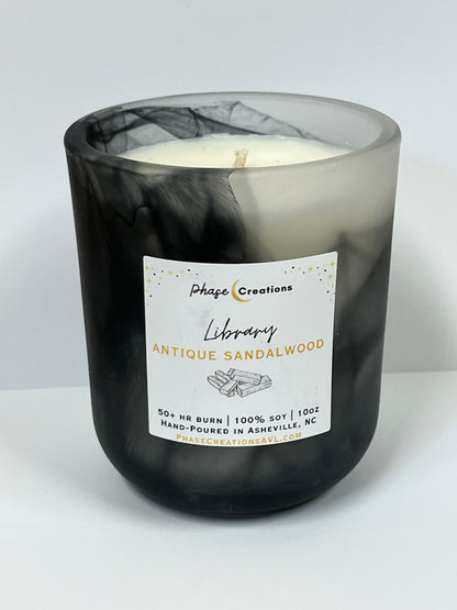 LIBRARY ~ Antique Sandalwood ~ | Hand-poured Premium Soy Candle