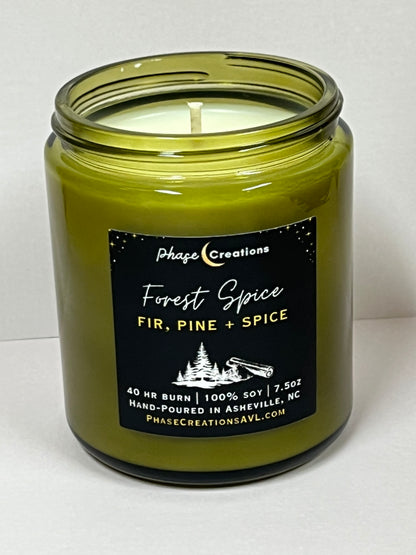 FOREST SPICE ~ Fire, Pine + Spice | Hand-poured Premium Soy Candle