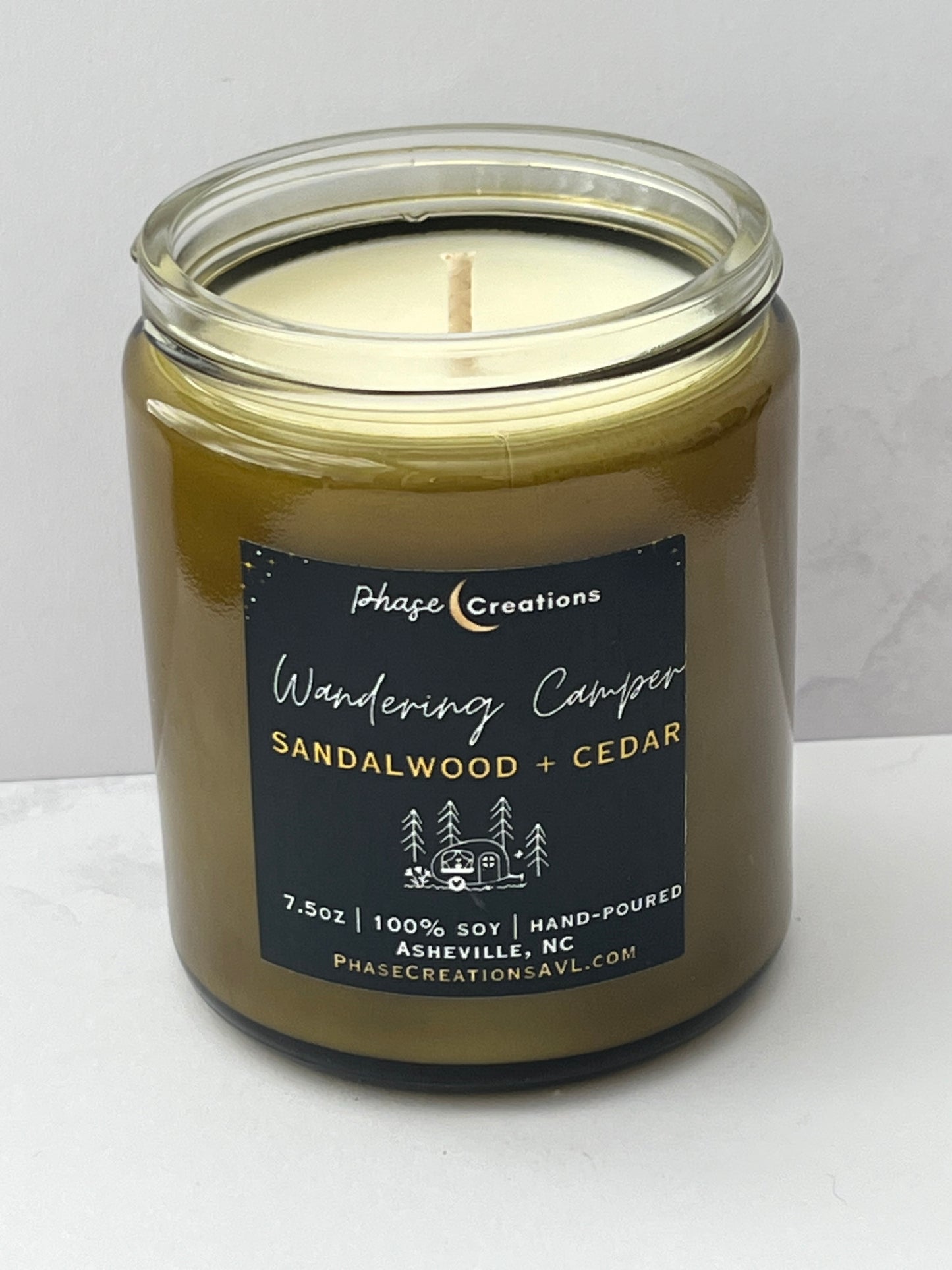 WANDERING CAMPER ~ Sandalwood + Cedar | Hand-poured Premium Soy Candle