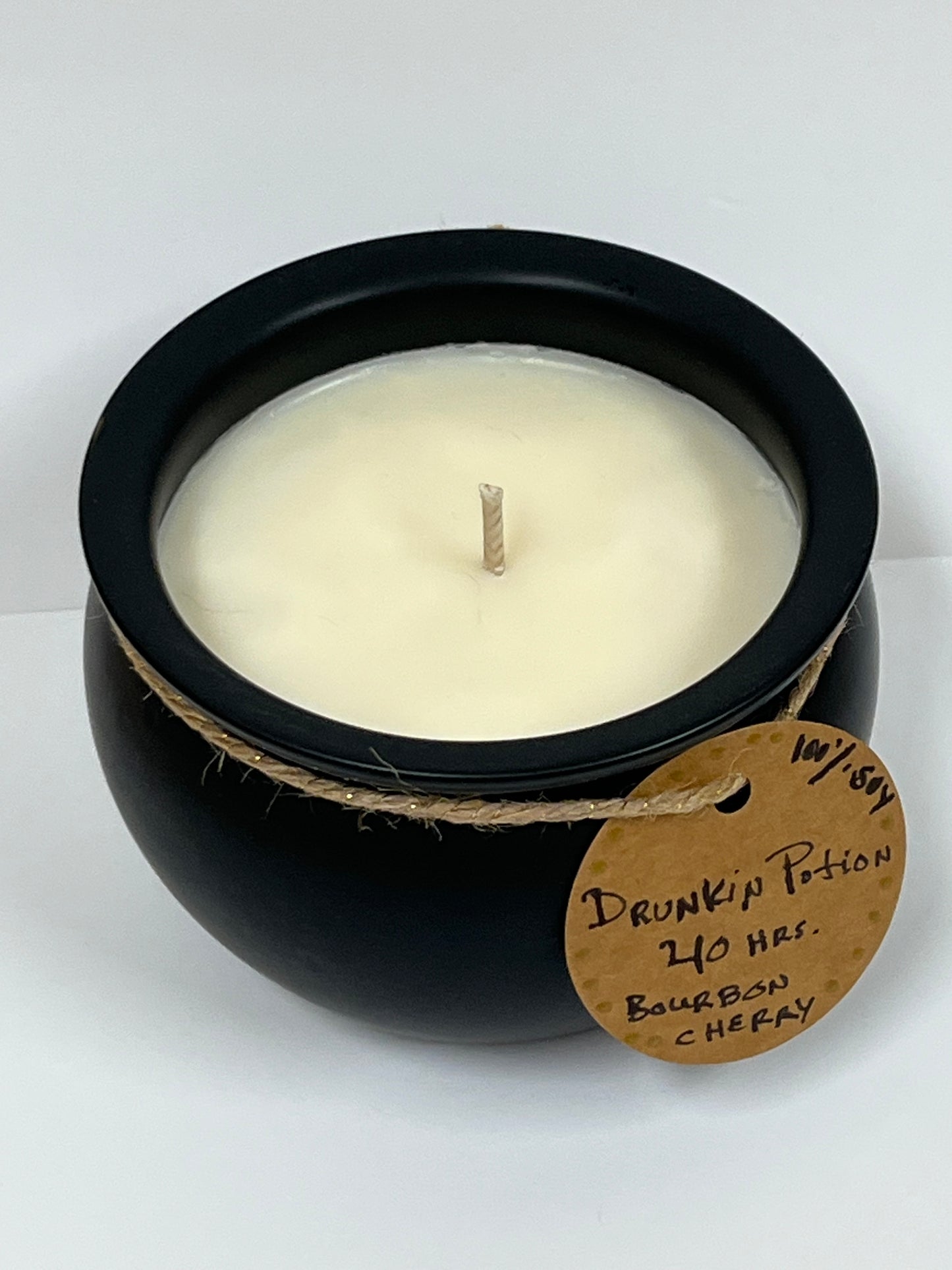 HALLOWEEN CANDLE : DRUNKIN’ POTION ~ Bourbon Cherry| Hand-poured Premium Soy Candle