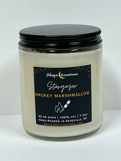 STARGAZER ~ Smokey Marshmallow| Hand-poured Premium Soy Candle