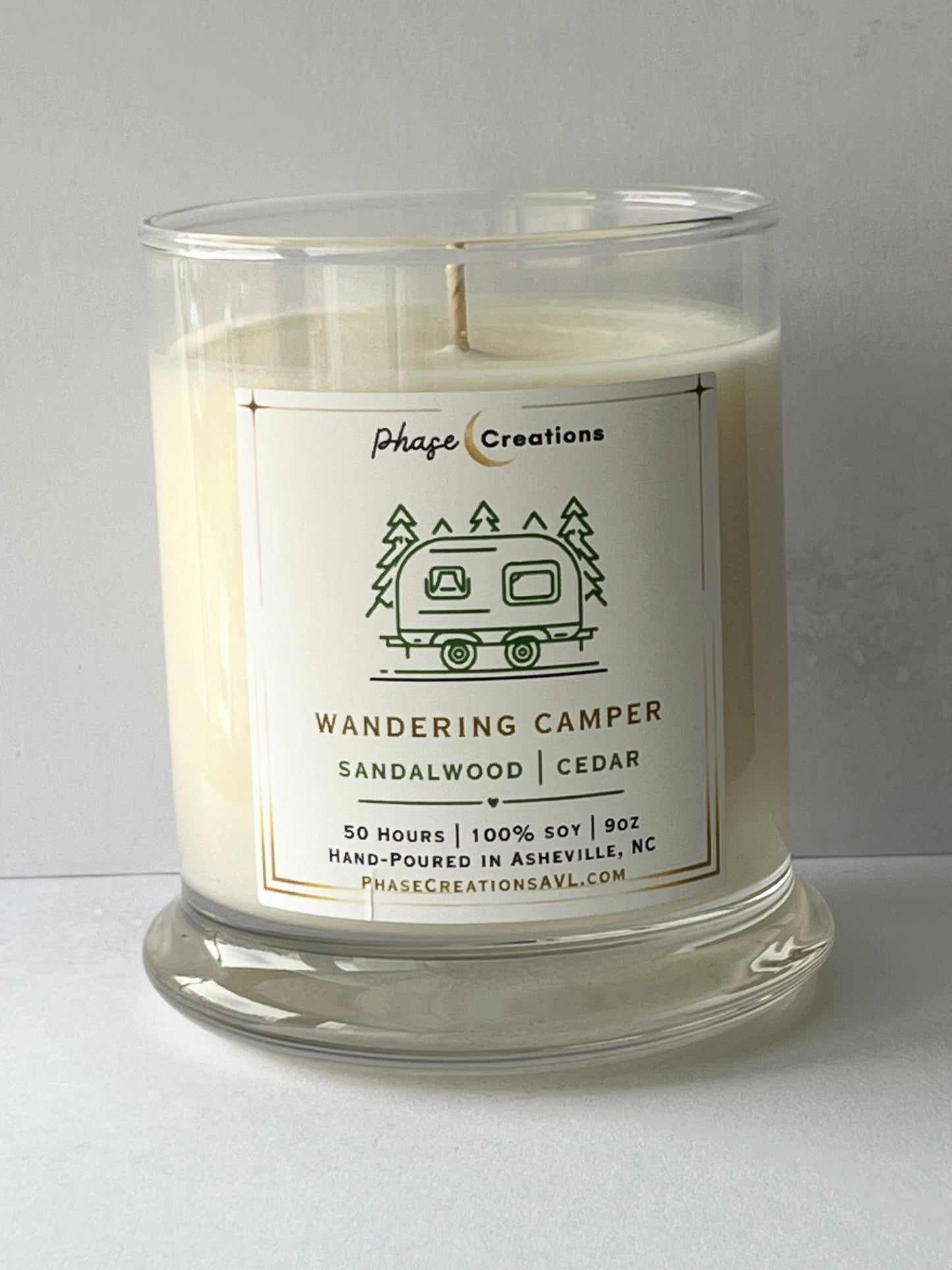 WANDERING CAMPER~ Sandalwood + Cedar | Hand-poured Premium Soy Candle