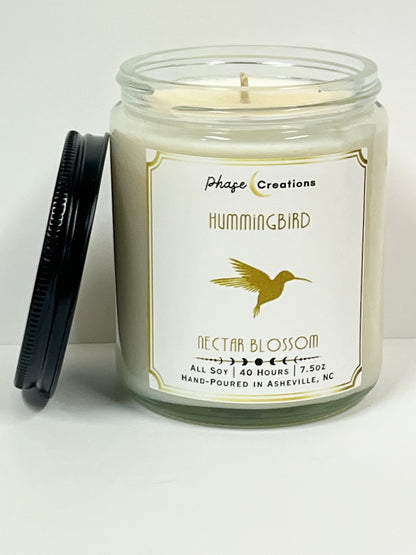 HUMMINGBIRD ~ Nectar Blossom | 40 Hour ~ Hand-poured premium Soy Candle