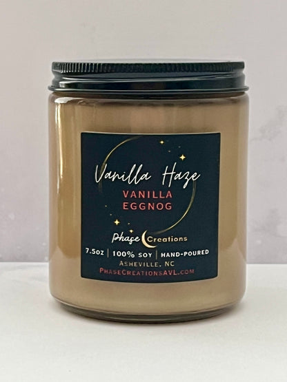 VANILLA HAZE ~ Vanilla Eggnog | Hand-poured Premium Soy Candle