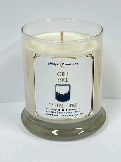 FOREST SPICE ~ Fir | Pine + Spice | 50 Hour ~ Hand-poured premium Soy Candle