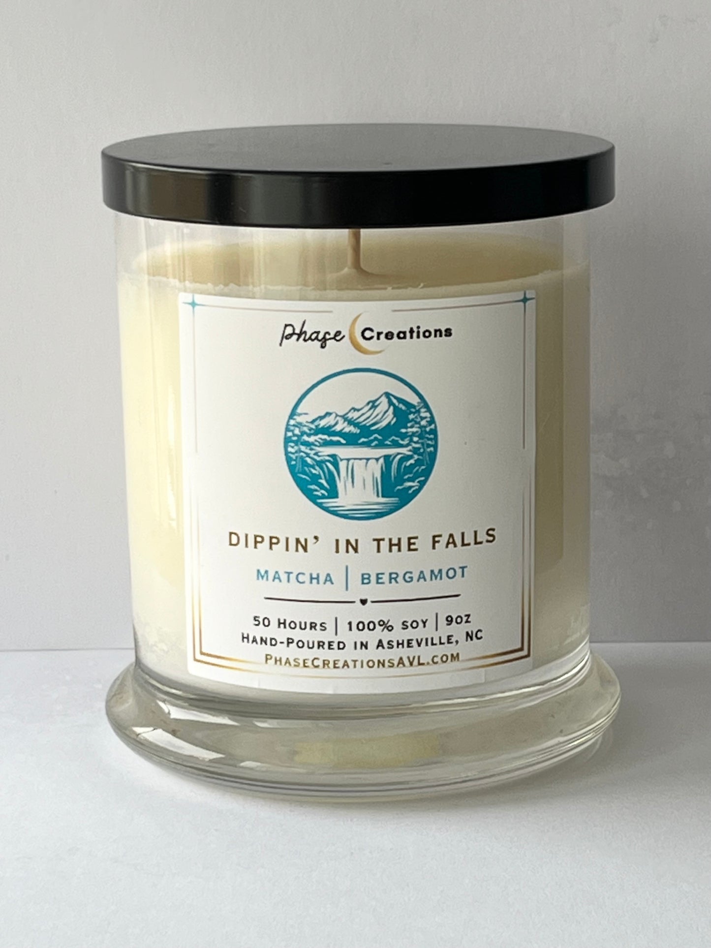 DIPPIN’ IN THE FALLS ~ Matcha + Bergamot | Hand-poured Premium Soy Candle