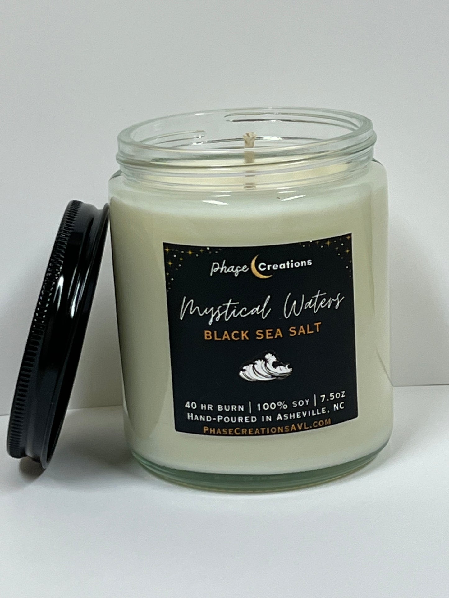 MYSTICAL WATERS ~ Black Sea Salt | Hand-poured Premium Soy Candle