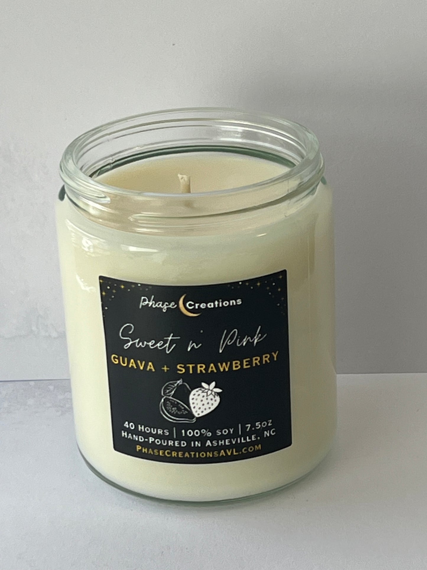 SWEET N’ PINK ~ Guava + Strawberry | Hand-poured Premium Soy Candle