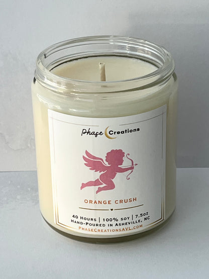 Valentine’s Candle | CUPID ~ Orange Crush | Hand-poured Premium Soy Candle