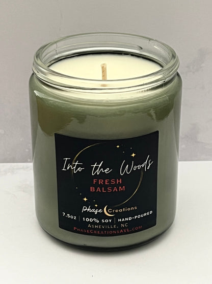 INTO THE WOODS ~ Fresh Balsam | Hand-poured Premium Soy Candle
