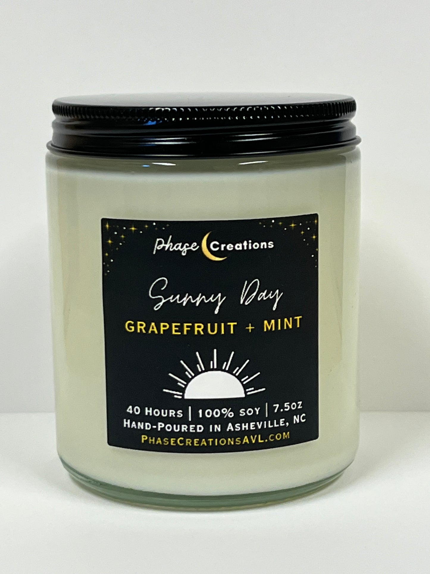 SUNNY DAY ~ Grapefruit + Mint | Hand-poured Premium Soy Candle