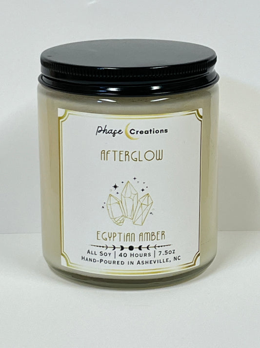 AFTERGLOW ~ Egyptian Amber | 40 Hour ~ Hand-poured premium Soy Candle